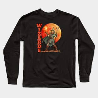 Wizards Mascot Long Sleeve T-Shirt